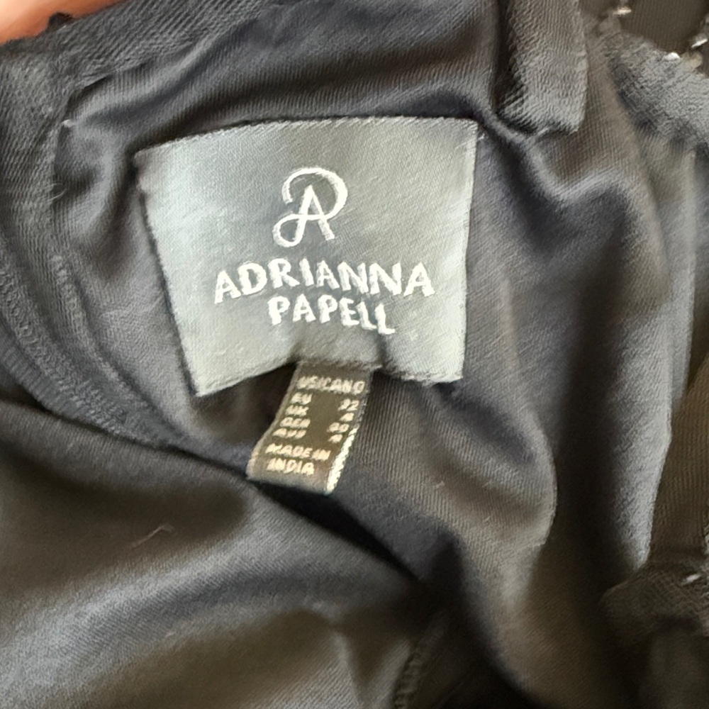 Adrianna Papell Black Sequin Maxi Slip Dress - only wore once great condition! - Picture 9 of 11